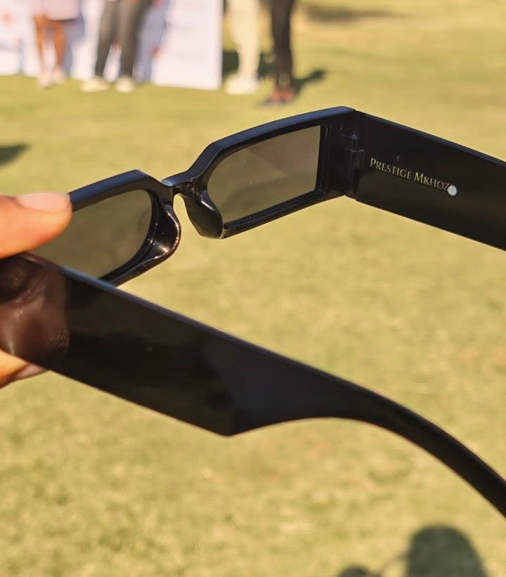 Slim retro futuristic sunglasses
