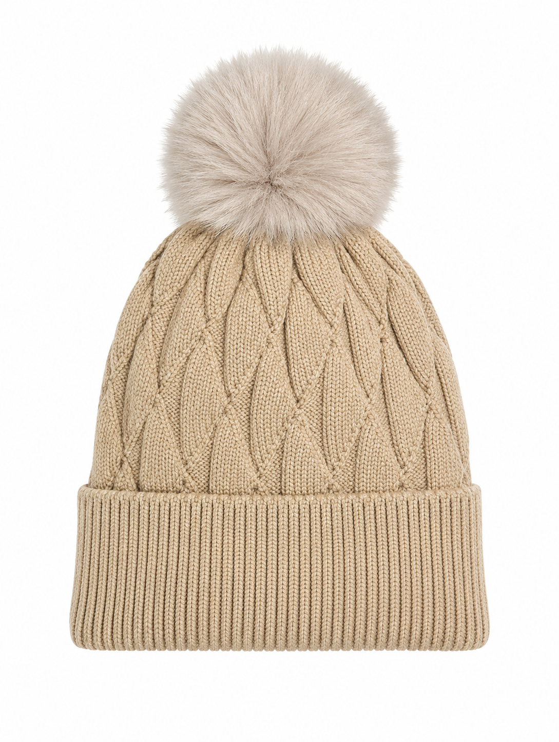 Adult winter knitted beanie