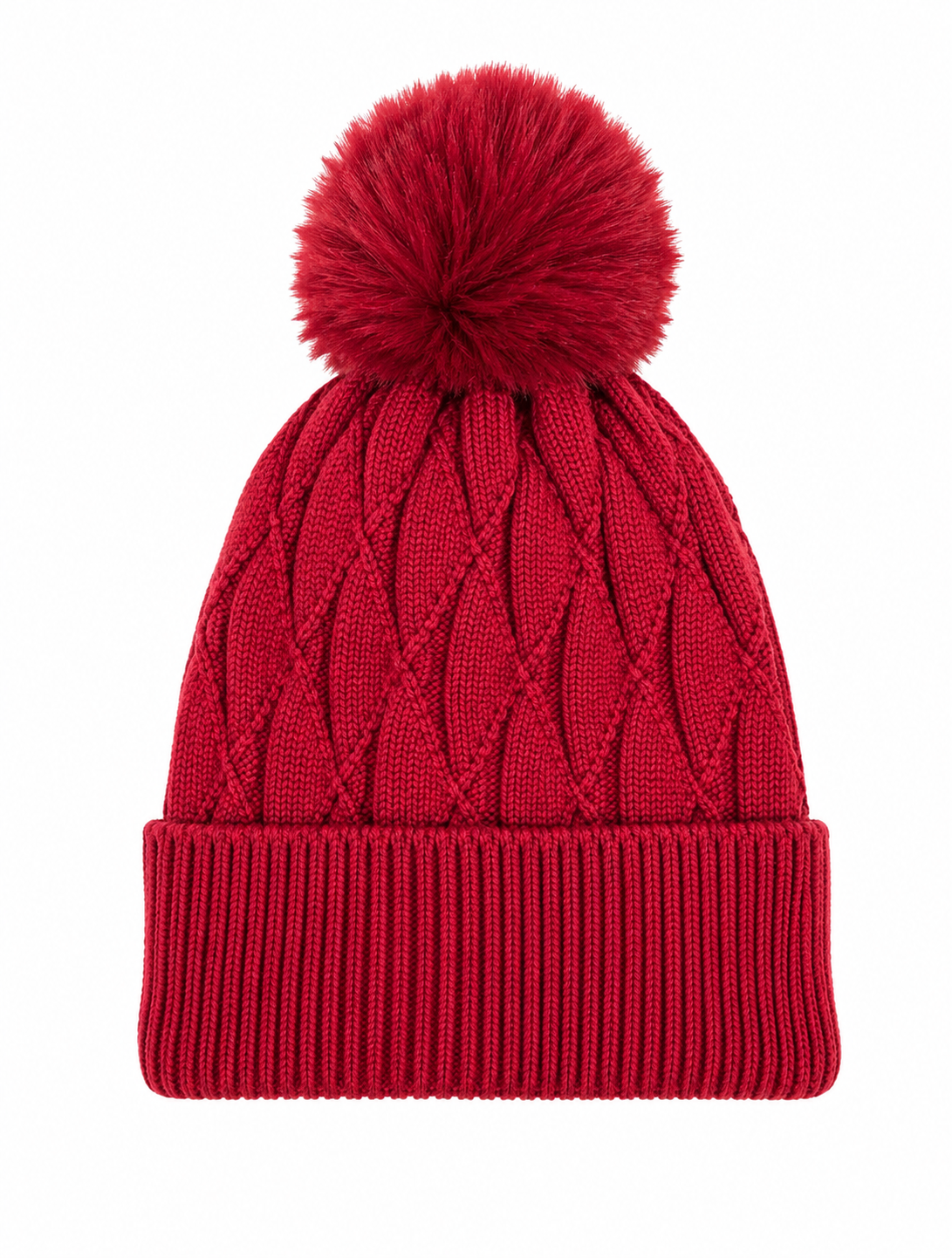 Adult winter knitted beanie