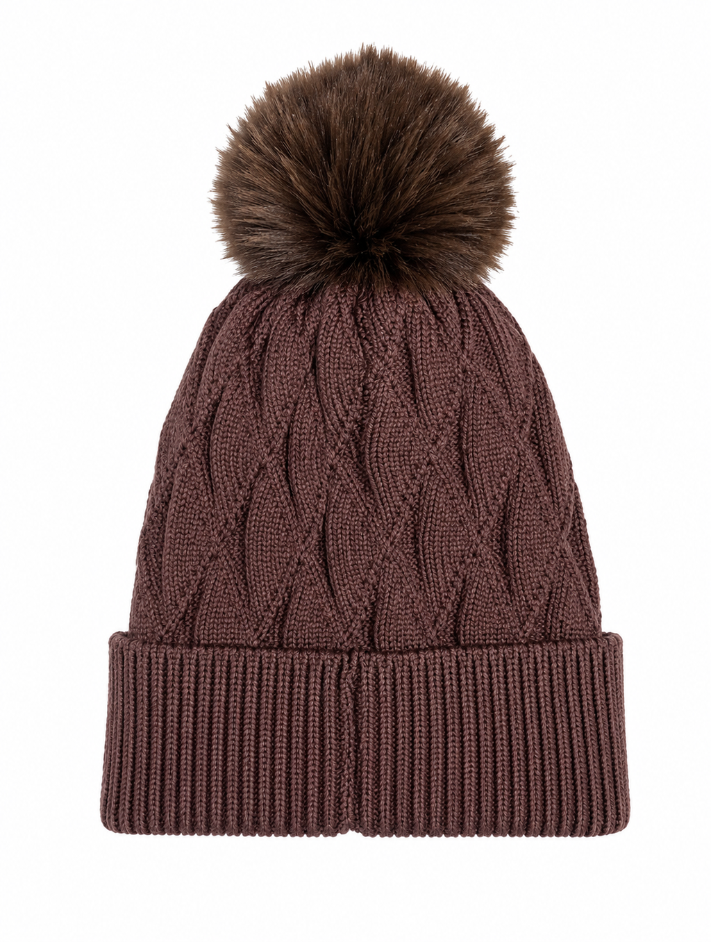 Adult winter knitted beanie