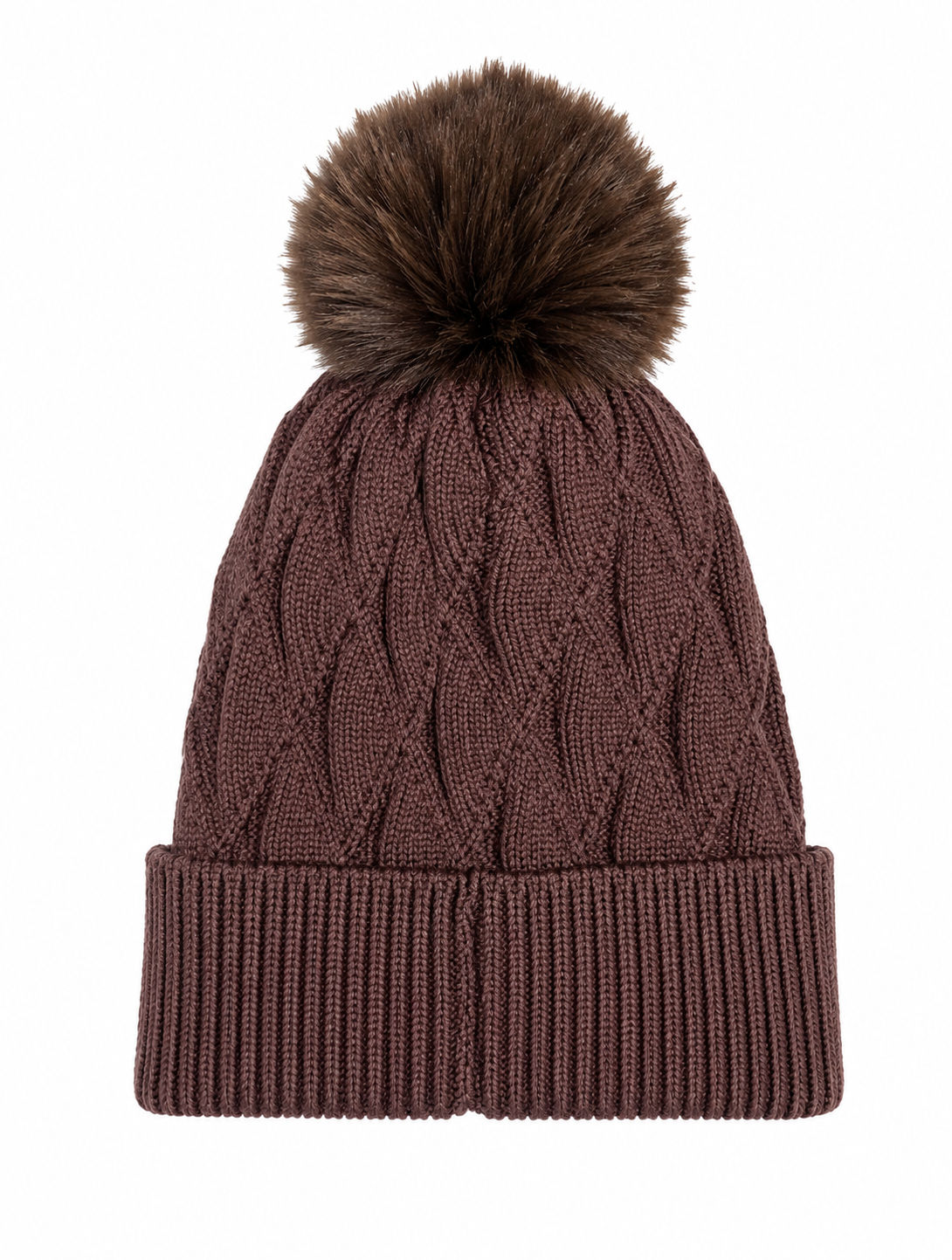 Adult winter knitted beanie
