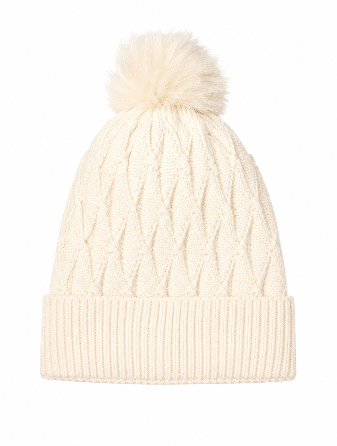 Adult winter knitted beanie