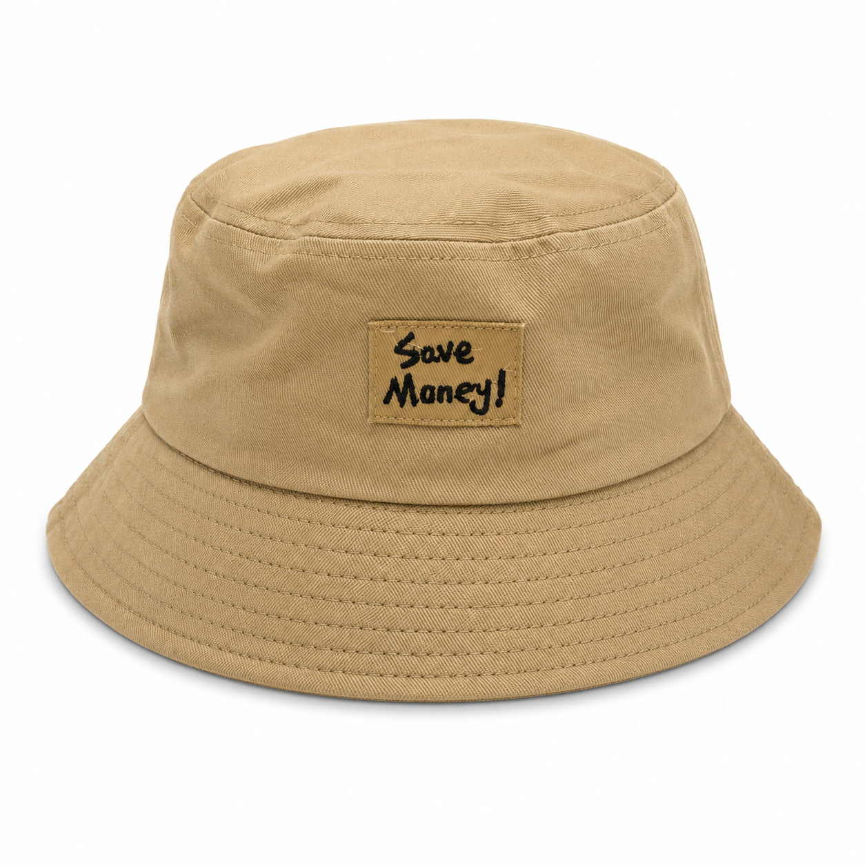 "Save Money" style bucket hats