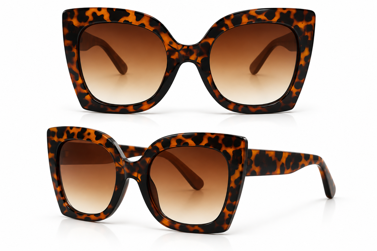 Exaggerated Cat-eye Sunglasses