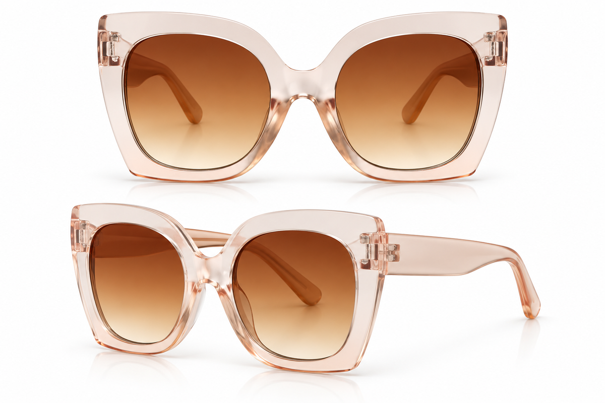 Exaggerated Cat-eye Sunglasses
