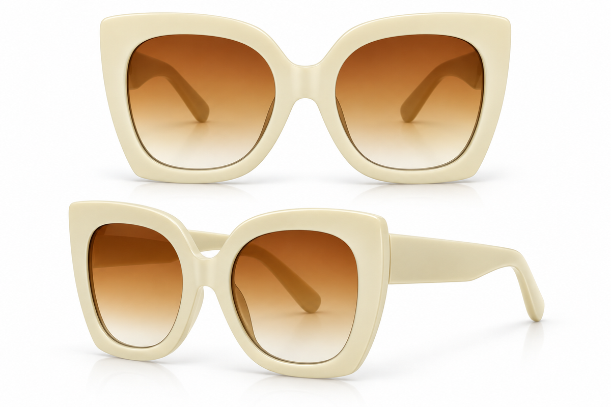 Exaggerated Cat-eye Sunglasses