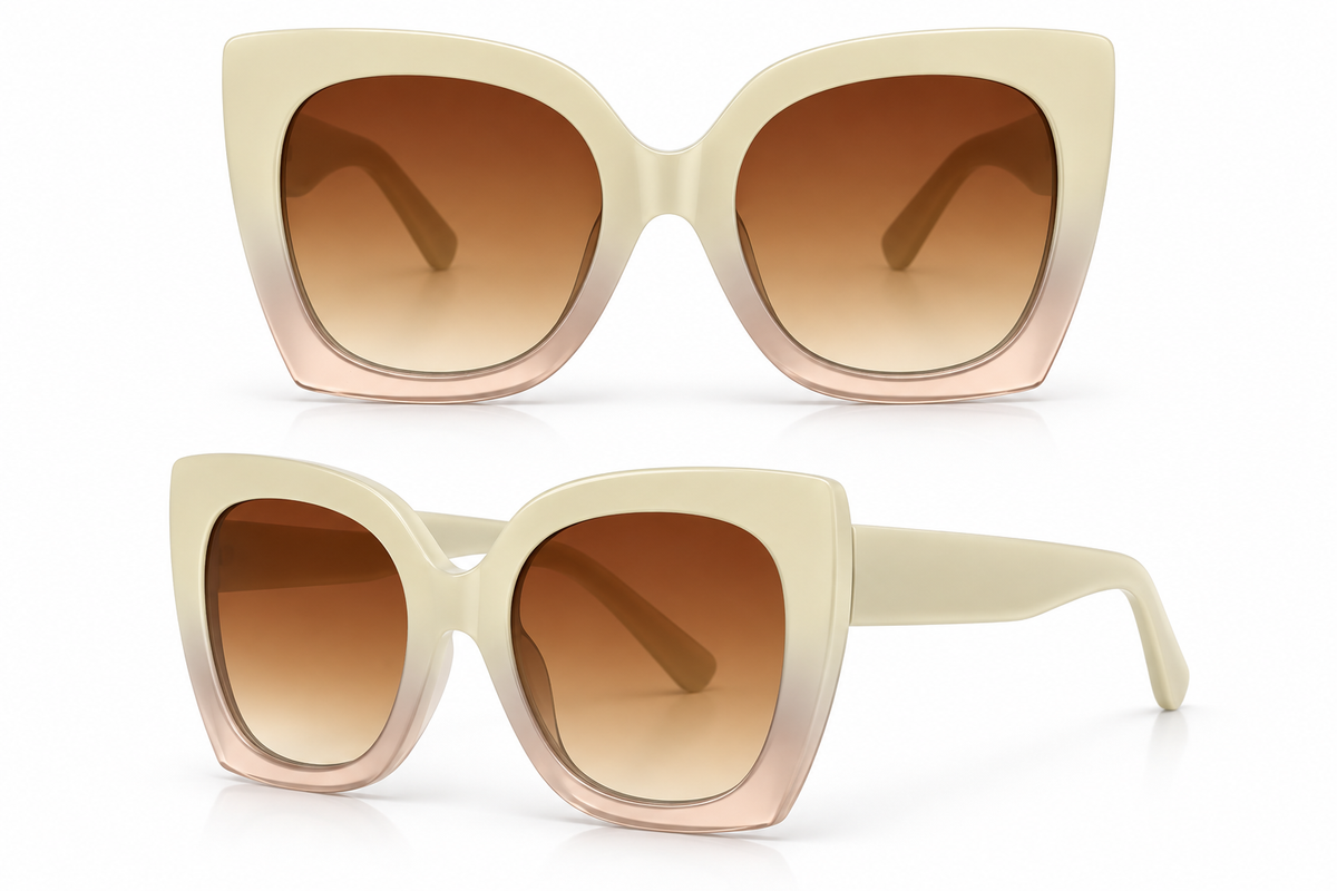 Exaggerated Cat-eye Sunglasses