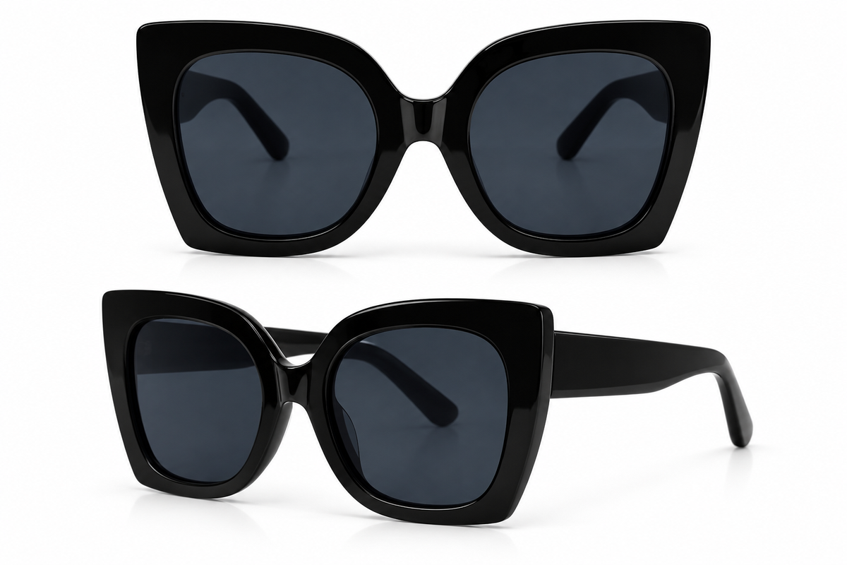 Exaggerated Cat-eye Sunglasses