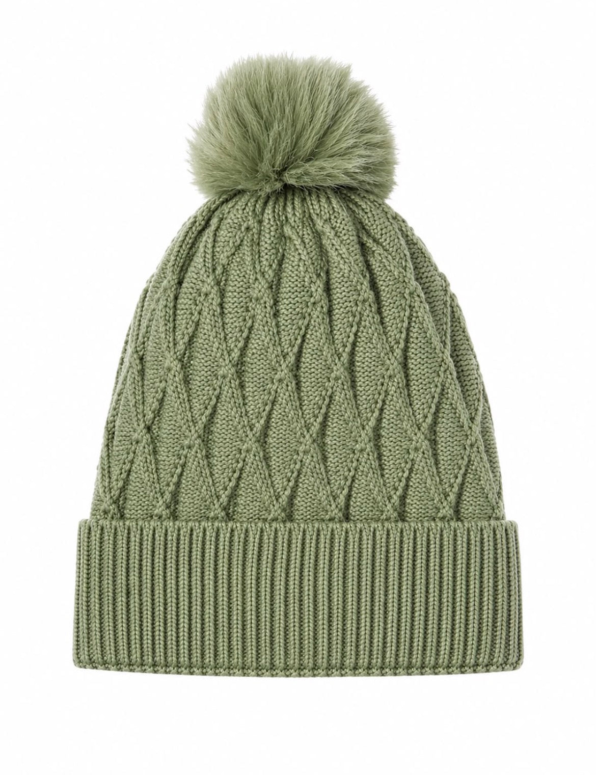 Adult winter knitted beanie