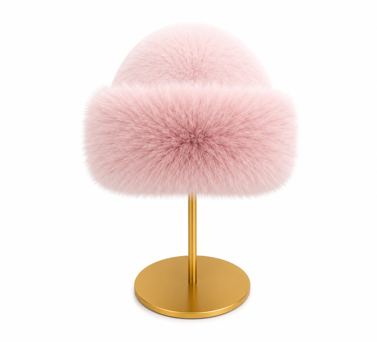 Luxury faux fur hat