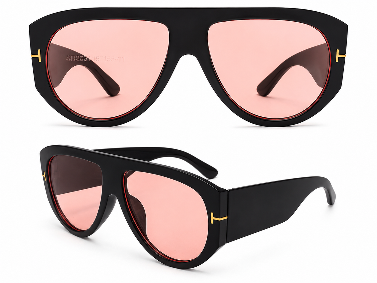 Modern aviator sunglasses