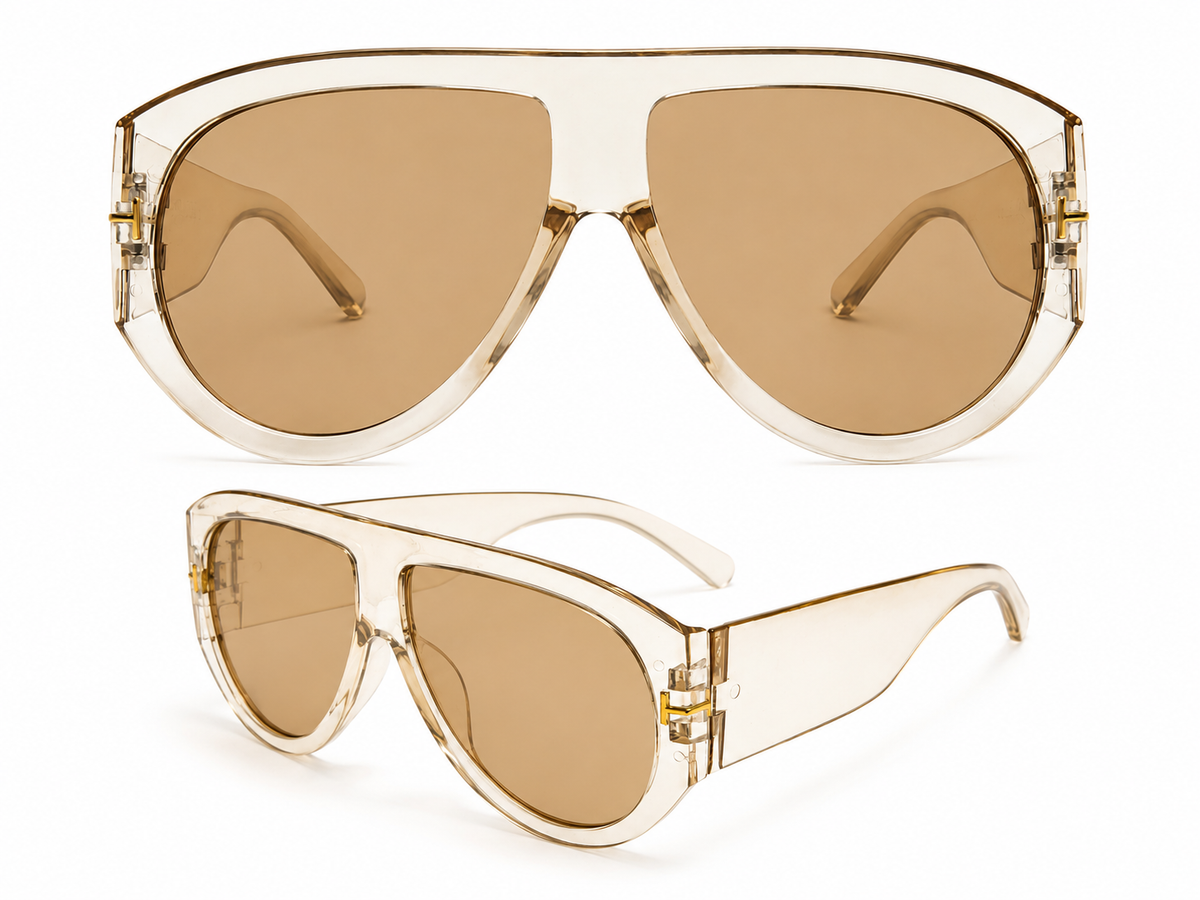 Modern aviator sunglasses