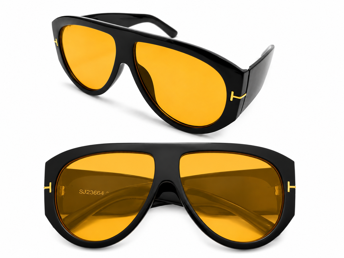 Modern aviator sunglasses