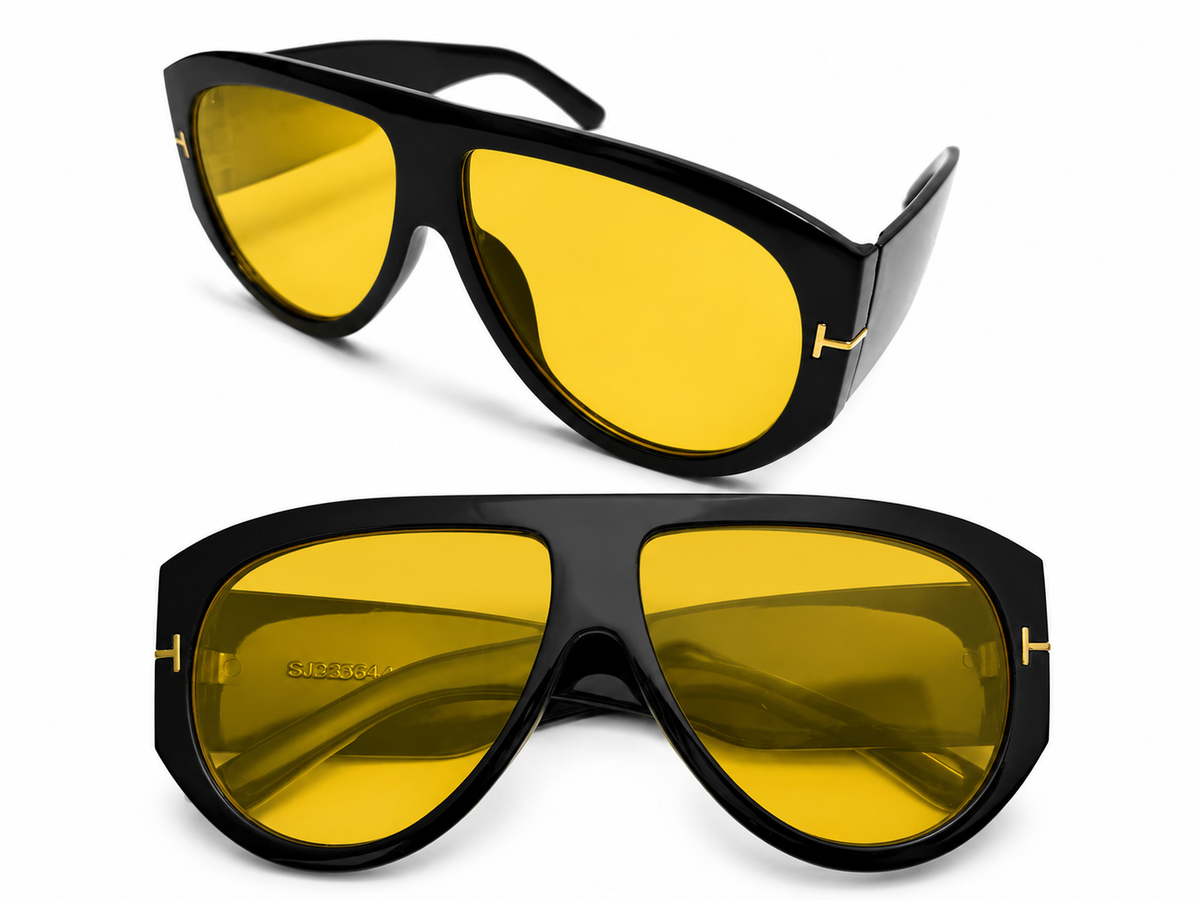 Modern aviator sunglasses