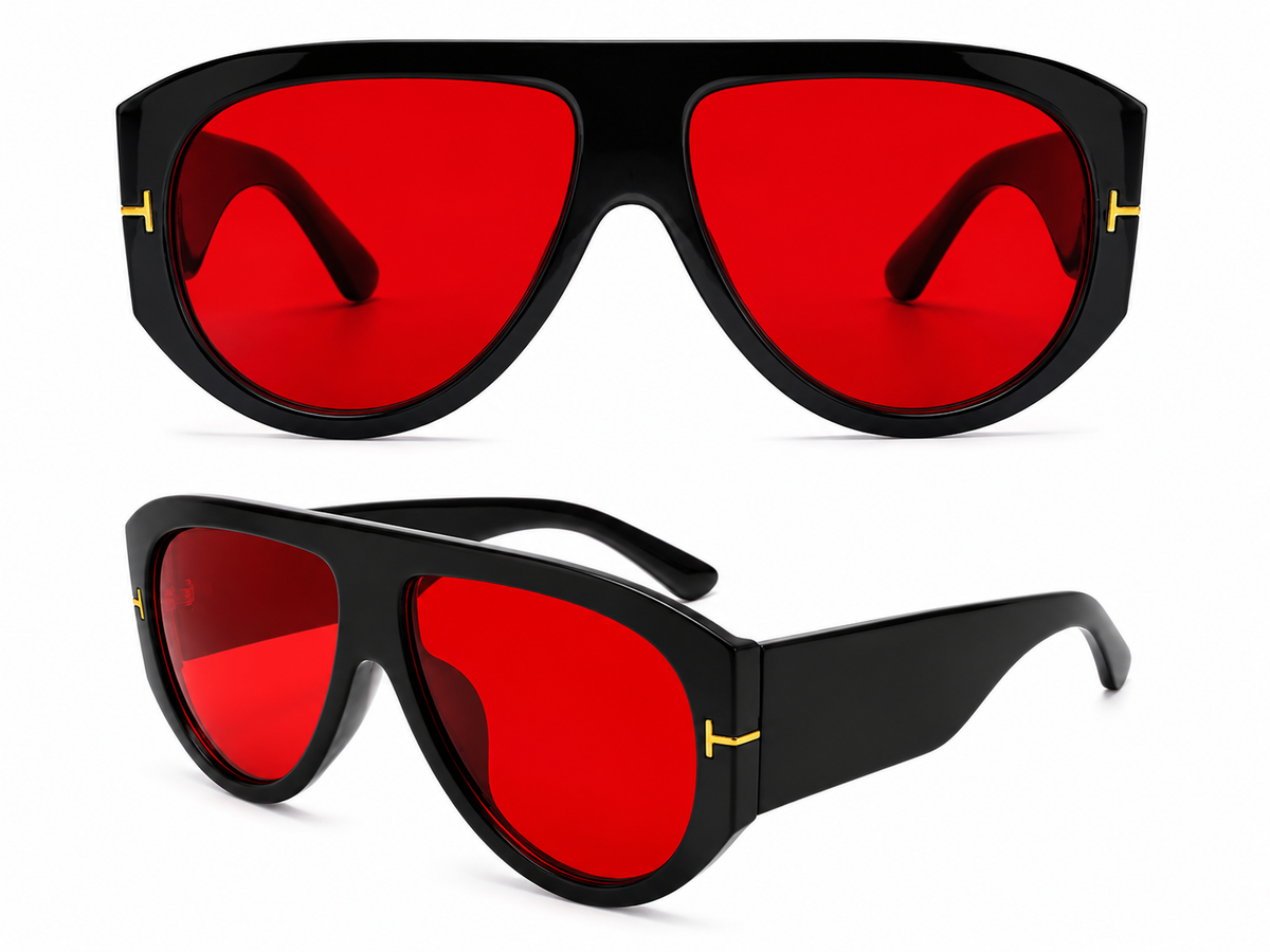 Modern aviator sunglasses