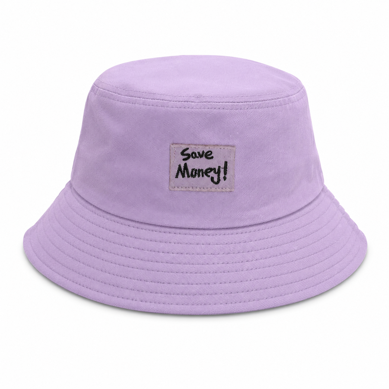"Save Money" style bucket hats