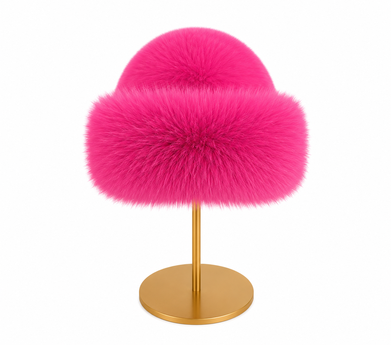 Luxury faux fur hat