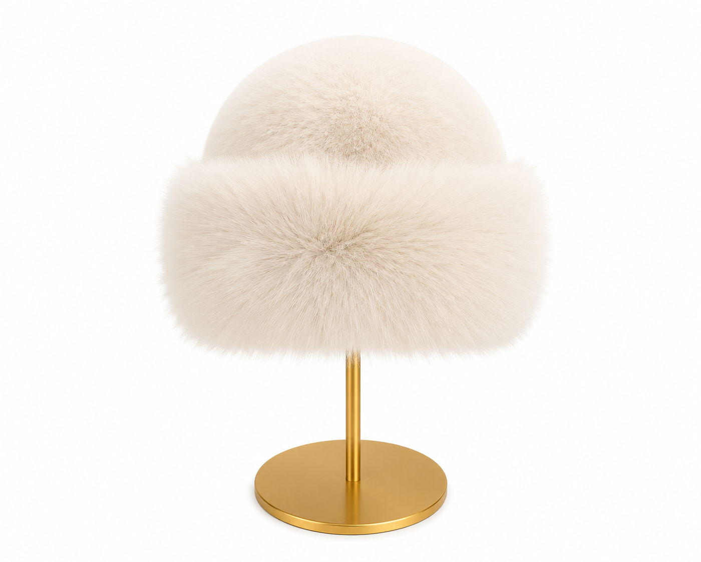 Luxury faux fur hat
