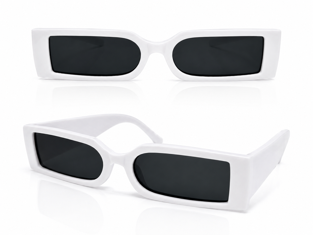 Slim retro futuristic sunglasses