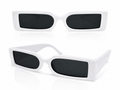 Slim retro futuristic sunglasses