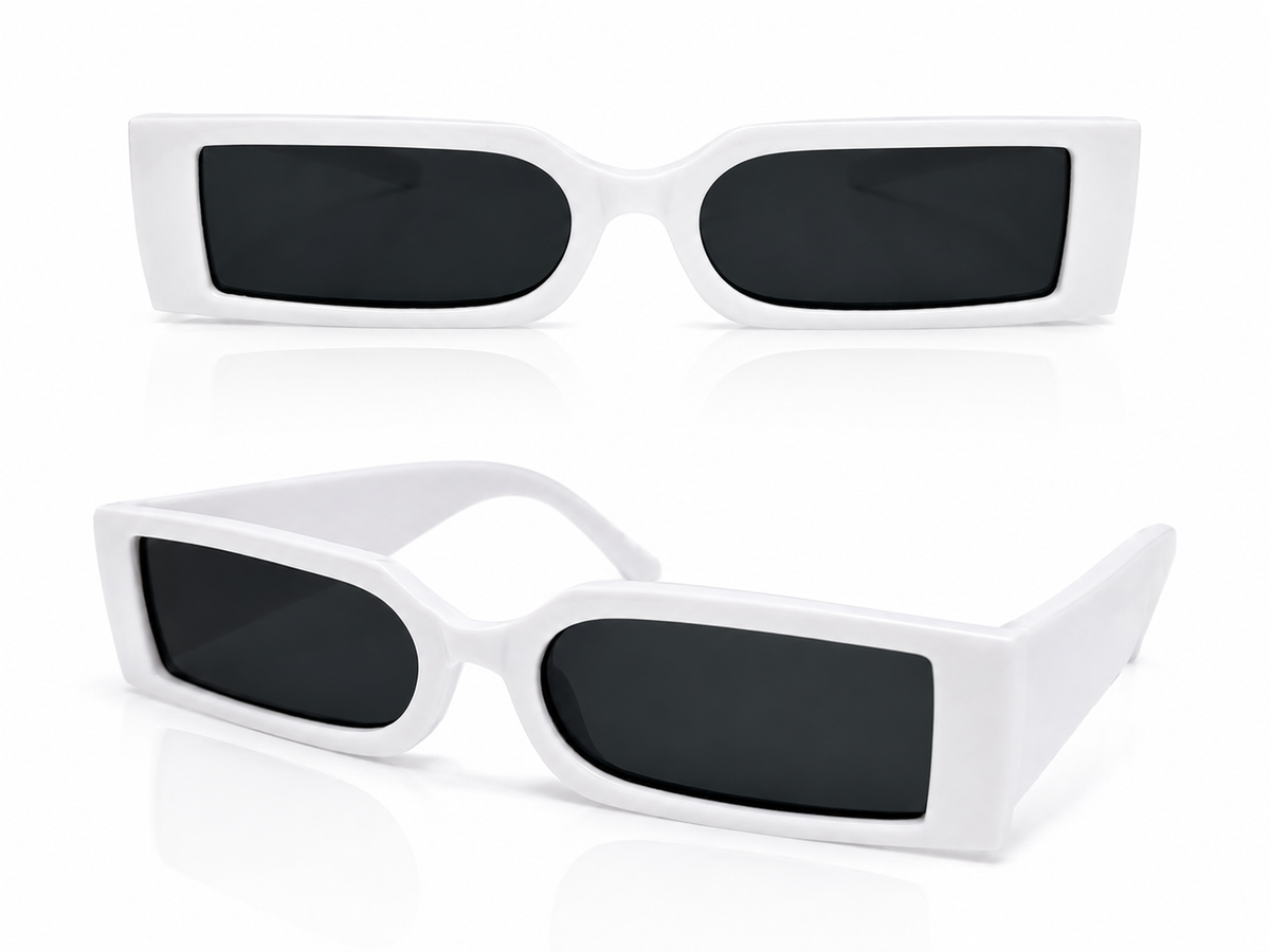 Slim retro futuristic sunglasses